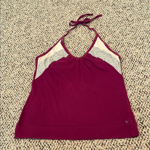 American Eagle Red Violet Halter Top. Girls Size Medium - Picture 1 of 8